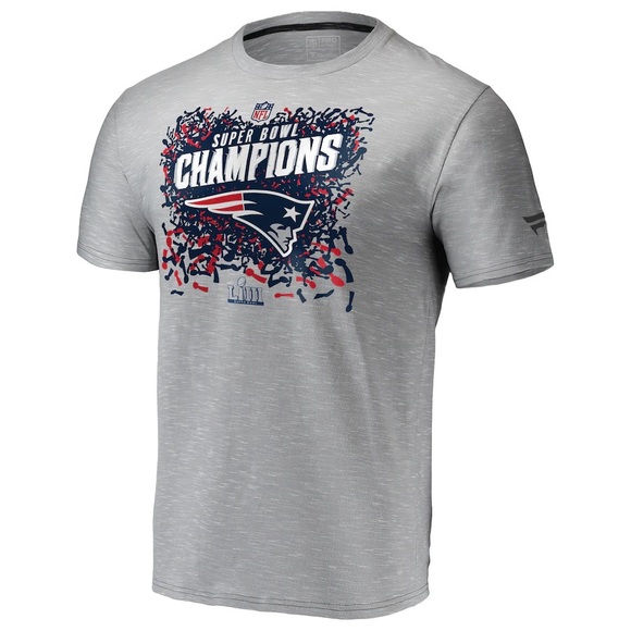 New England Patriots Super Bowl LIII Champs Trophy Collection Locker Room Shirt - Picture 2 of 4
